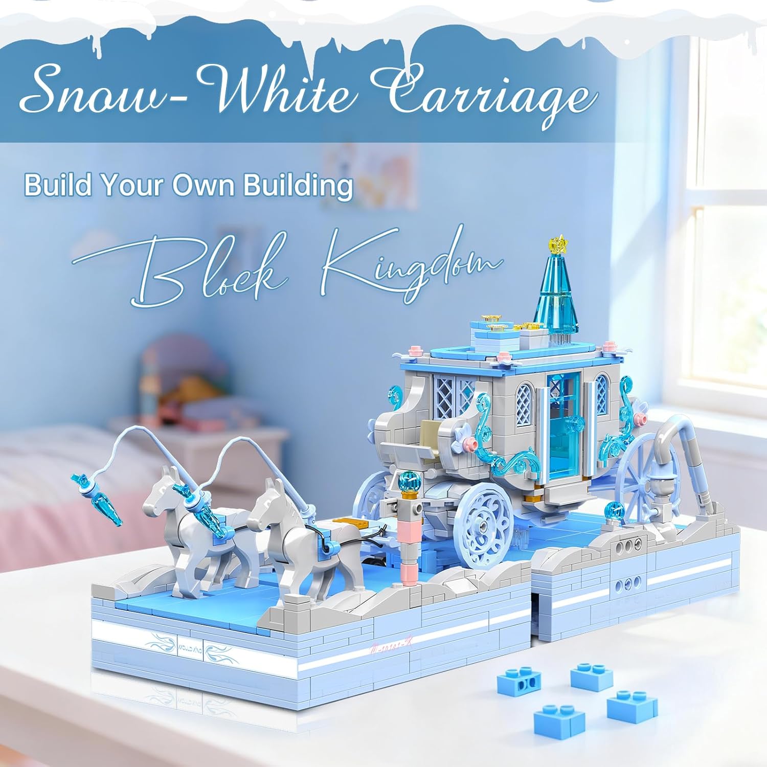 Sosuy Set Costruzione Biancaneve - Giocattolo STEM - immagine 6