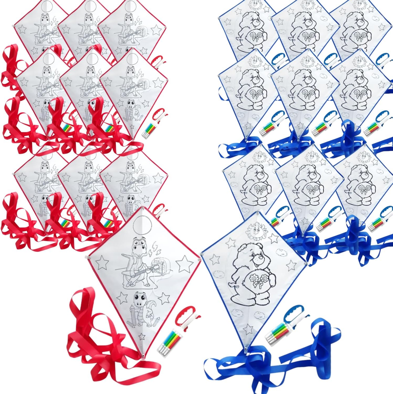 Bea's Party Set Aquiloni da Colorare per Bambini - immagine 1