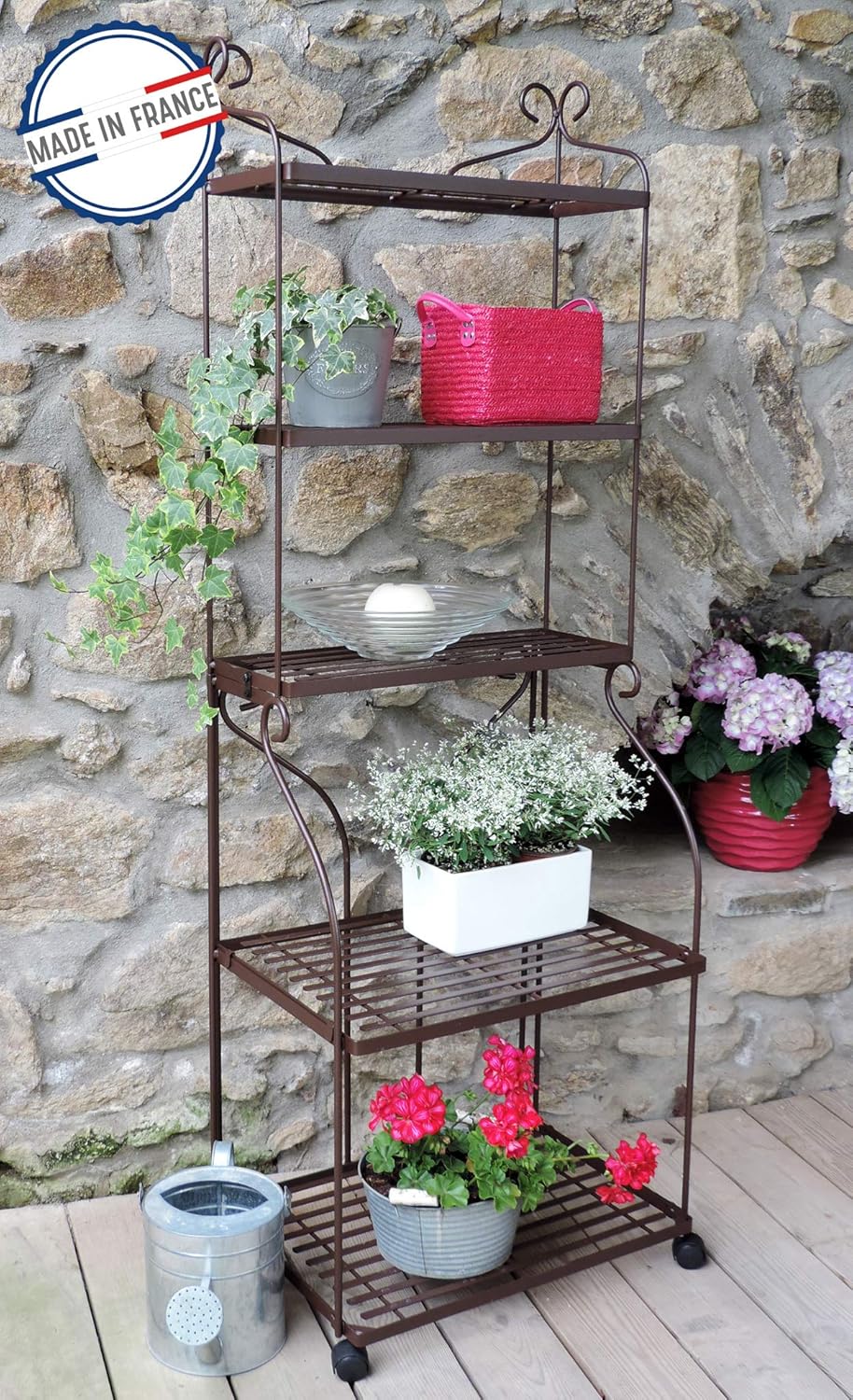 Louis-536 - Mensola per Piante in Ferro Anticato - immagine 3