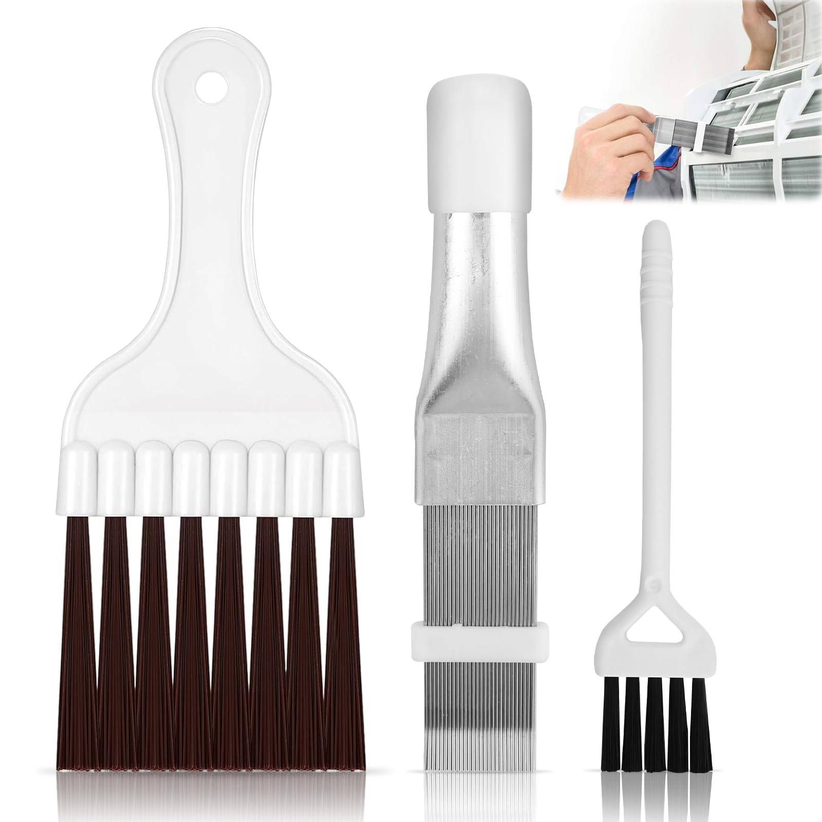 Kit Pulizia Asciugatrice 3 Pezzi - Spazzole per Condensatore