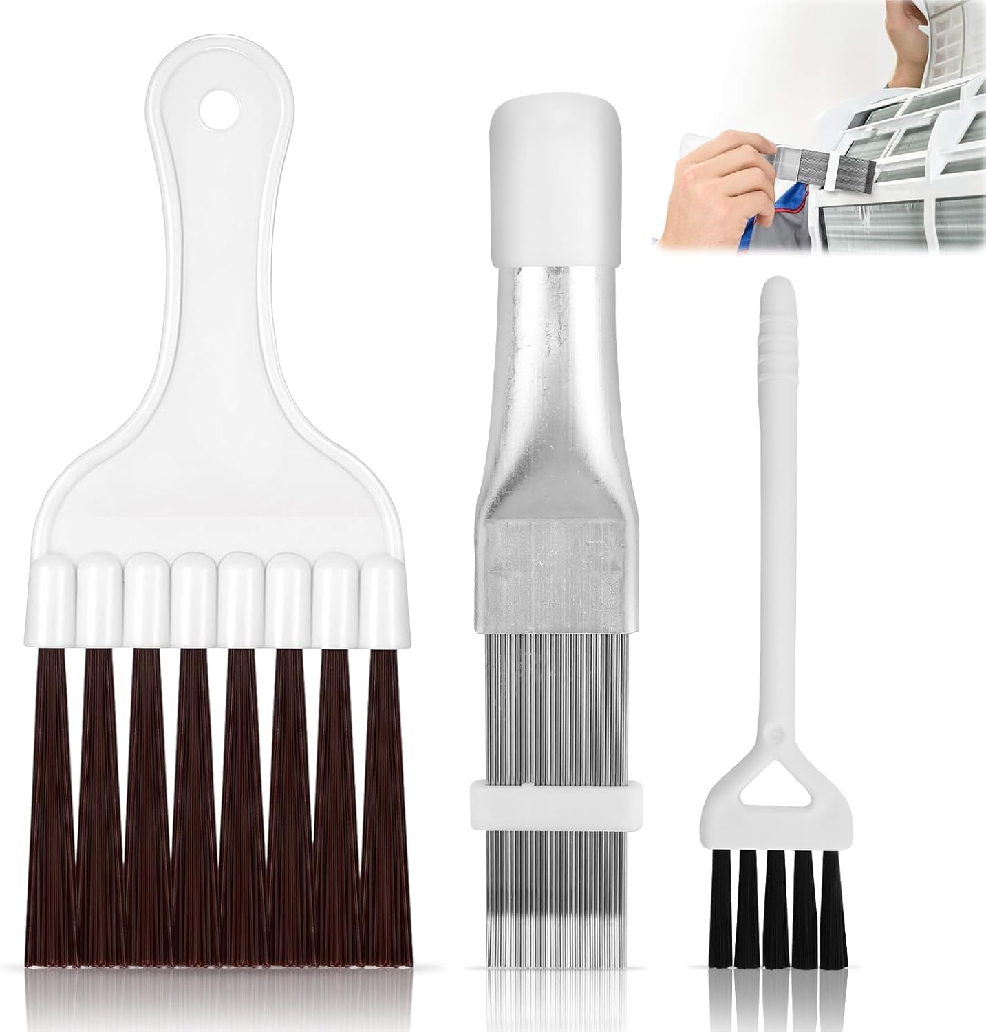 Kit Pulizia Asciugatrice 3 Pezzi - Spazzole per Condensatore - immagine 1