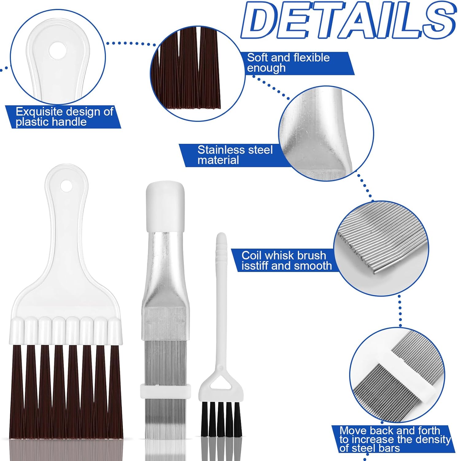 Kit Pulizia Asciugatrice 3 Pezzi - Spazzole per Condensatore - immagine 3