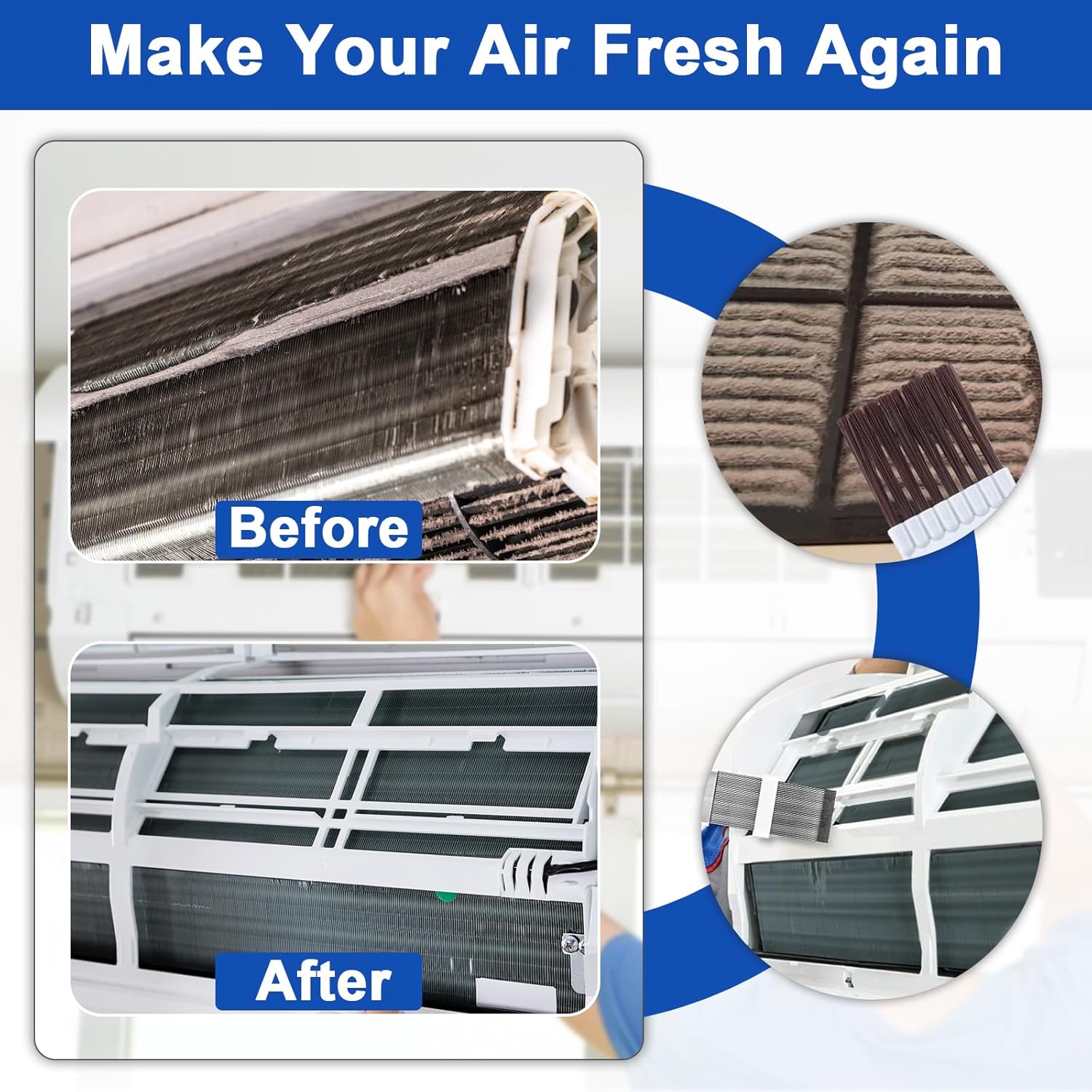 Kit Pulizia Asciugatrice 3 Pezzi - Spazzole per Condensatore - immagine 4