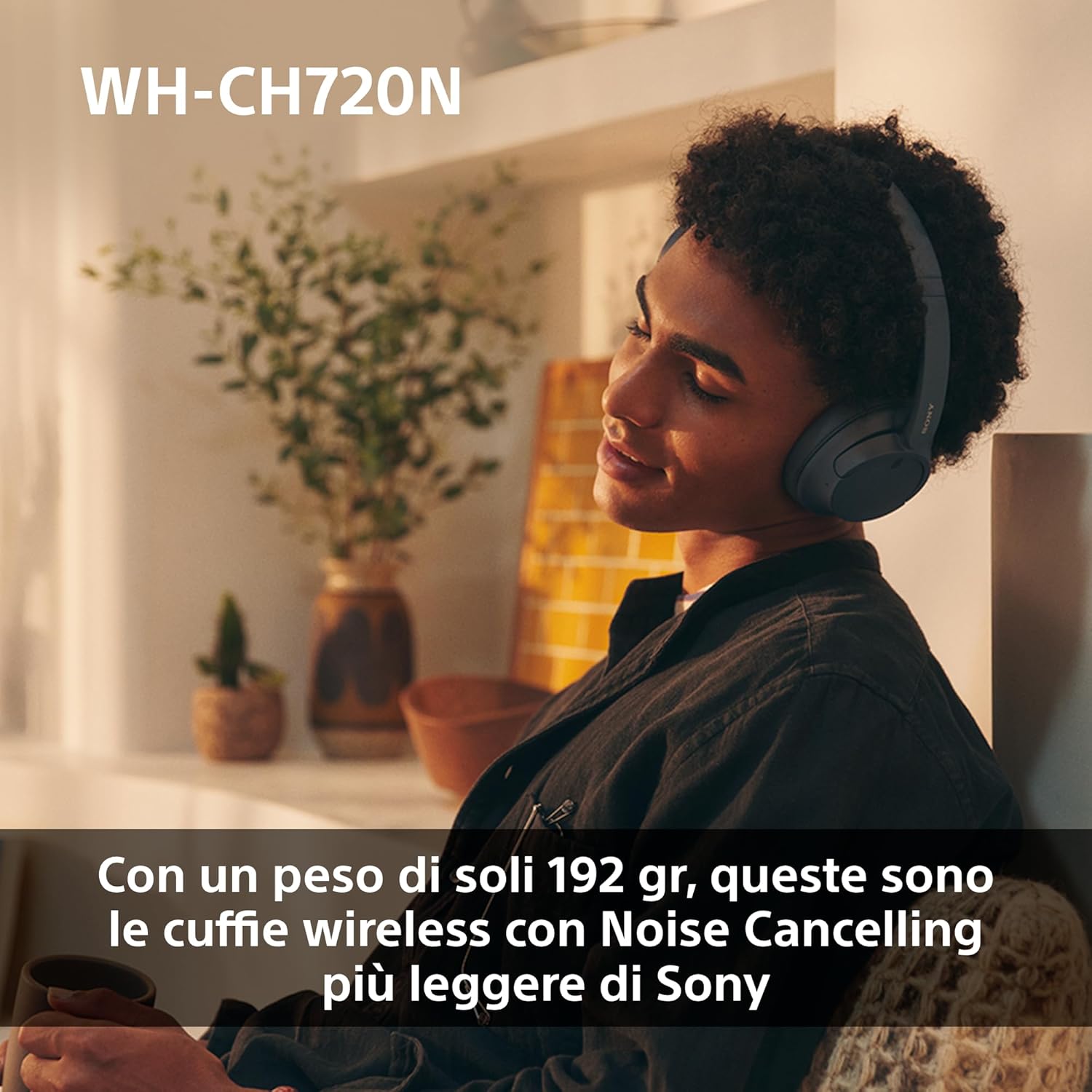 Sony WH-CH720N Cuffie Wireless ANC, Pink - immagine 5