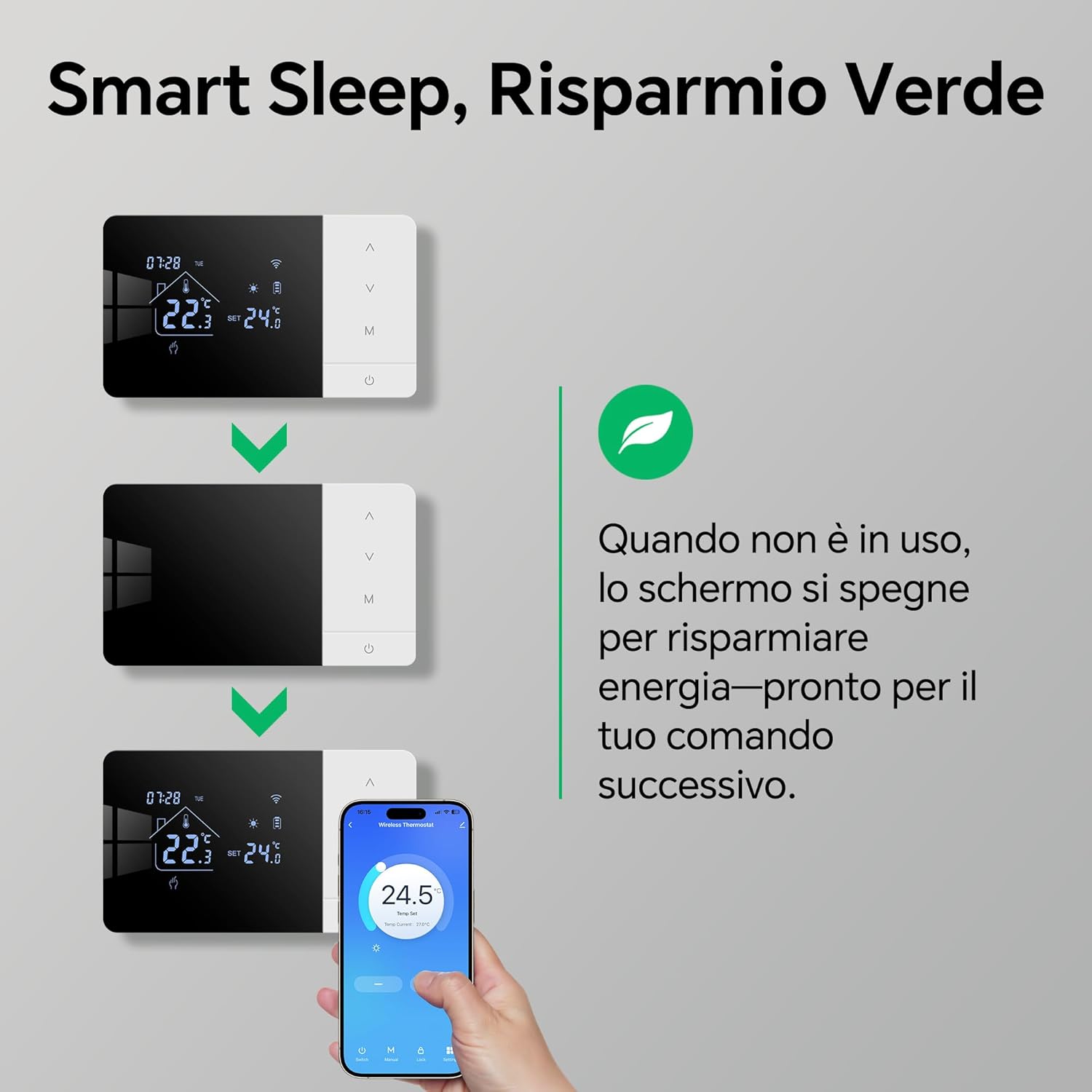 Termostato Wi-Fi a Batteria per Caldaia a Gas - immagine 7