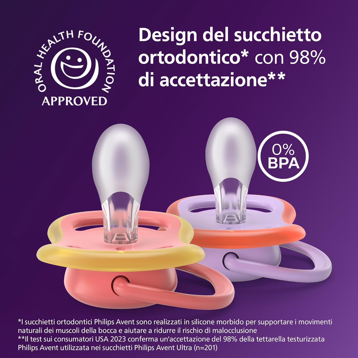 Philips Avent Ultra Start Pacifiers - 2 Pezzi - immagine 3