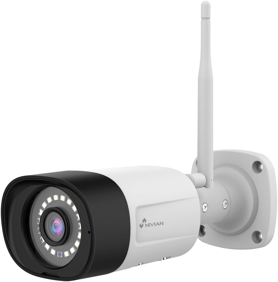 Nivian Telecamera di Sicurezza WiFi-6 2K per Esterni - immagine 1