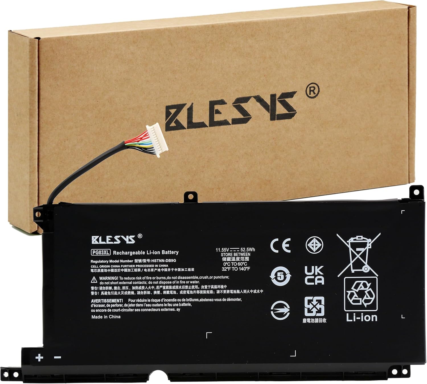 Blesys Batteria per HP Pavilion Gaming Laptop 15-dk - immagine 1
