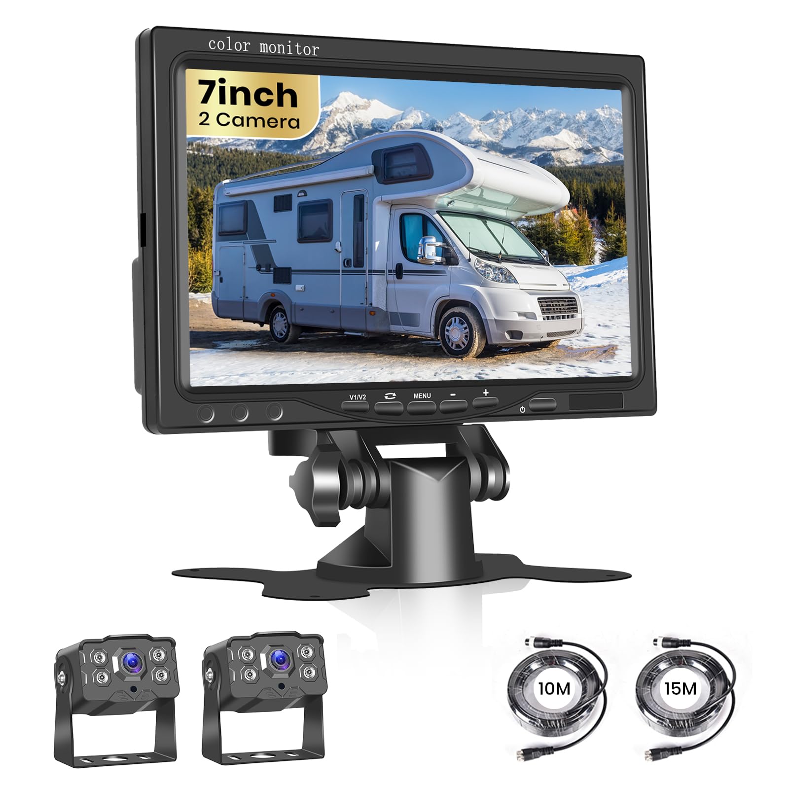 Podofo Telecamera Retromarcia AHD Cablata 7''