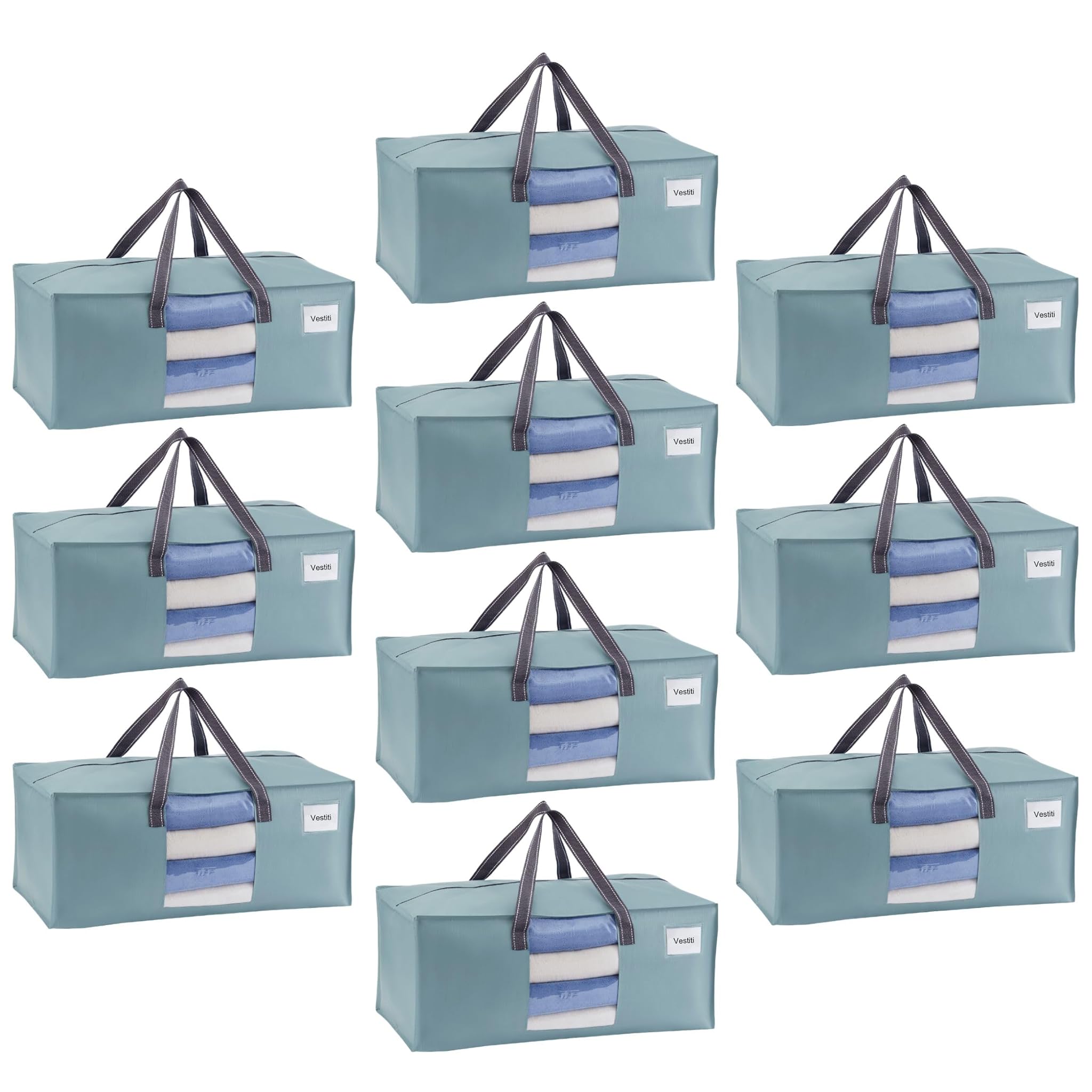 Veno 10 Borse da Trasloco Grandi 87L, Azzurro