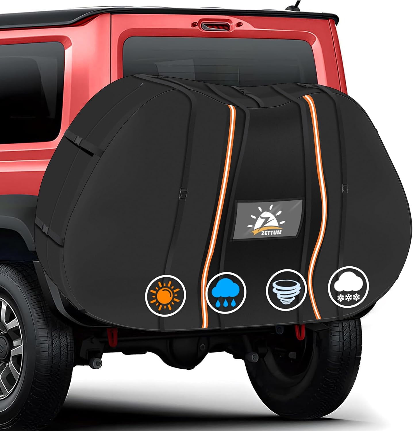 Zettum Telo Copri Bicicletta 2 Bici Oxford 600D