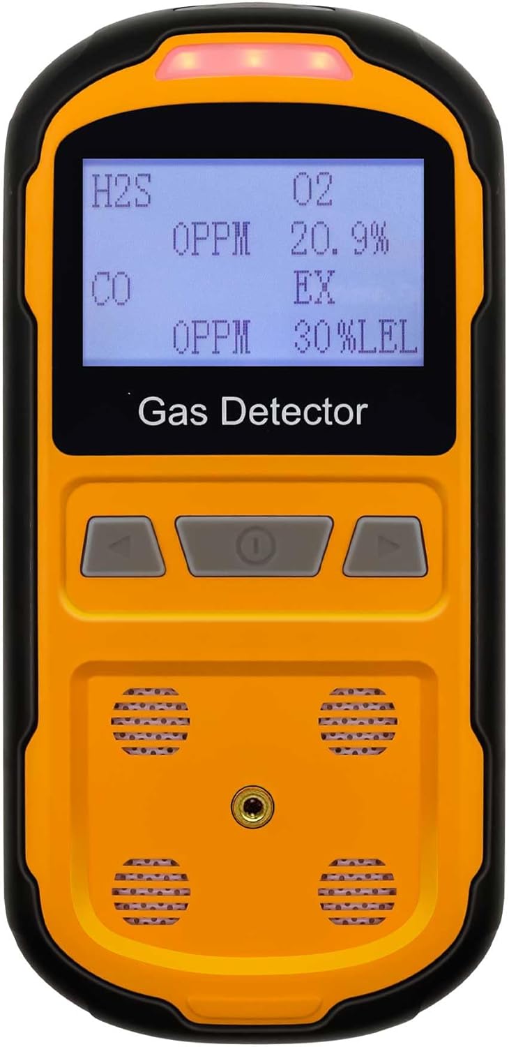 Scondaor Rilevatore di Perdite Gas 4 in 1, Arancione