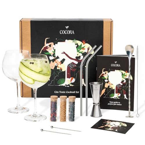Cocora Kit Regalo Gin Tonic - Set Cocktail 11 Pezzi - immagine 1