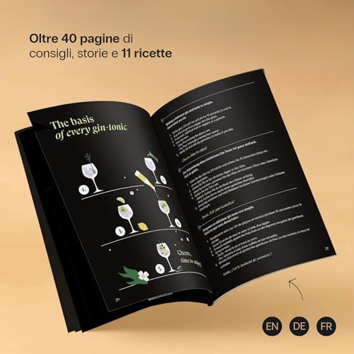 Cocora Kit Regalo Gin Tonic - Set Cocktail 11 Pezzi - immagine 4