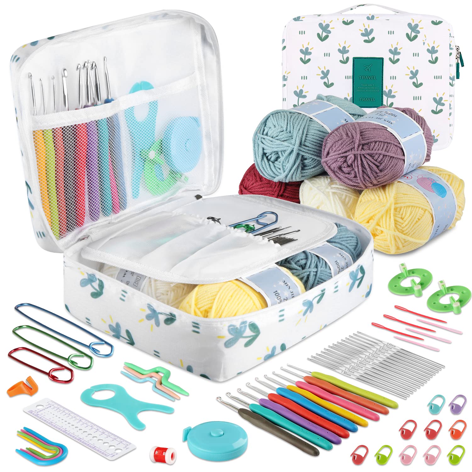 Owill Set 61 Uncinetto Ergonomico con Custodia