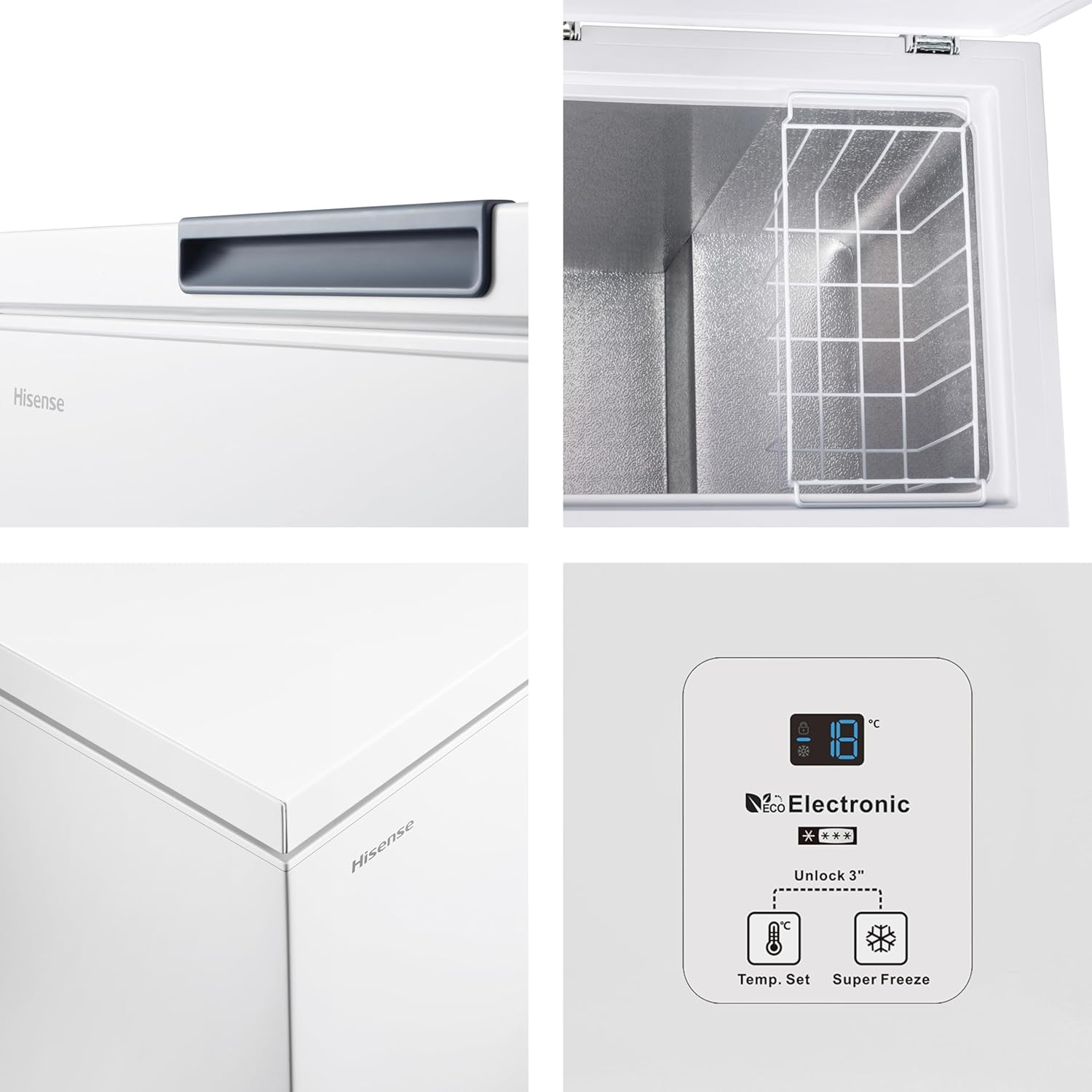 Hisense MCF141E Congelatore a Pozzo 142L, Classe E - immagine 11