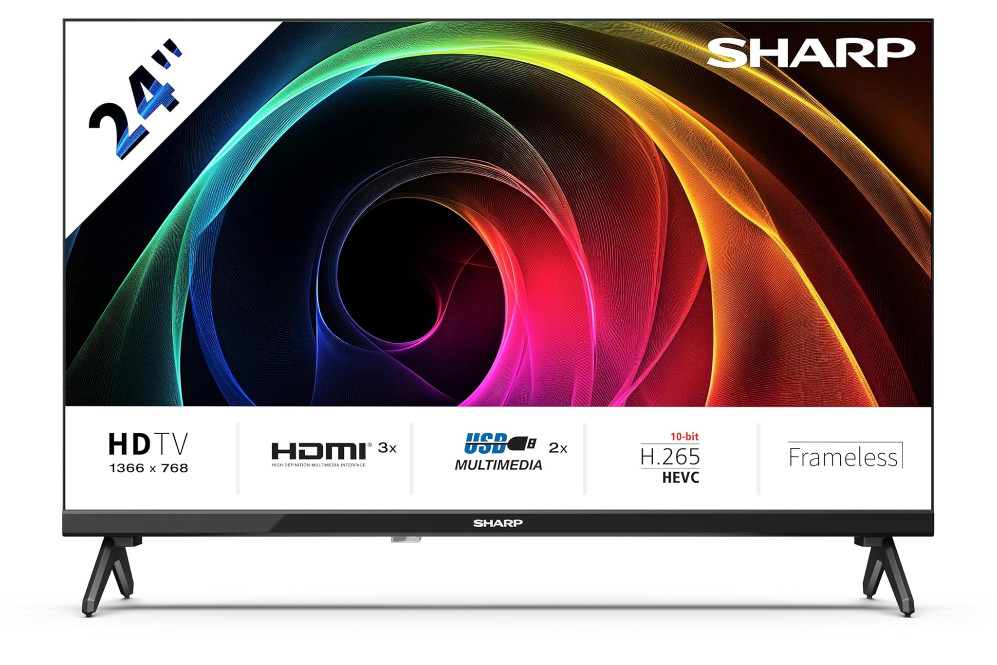 Sharp 40HA1305E - TV 40" FHD Frameless, Nero
