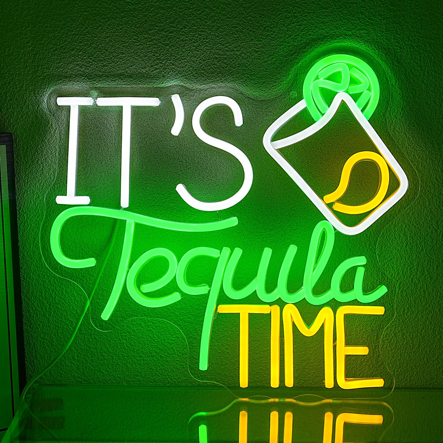 E 'Tequila Time Neon Sign Dimmable per Decorazione