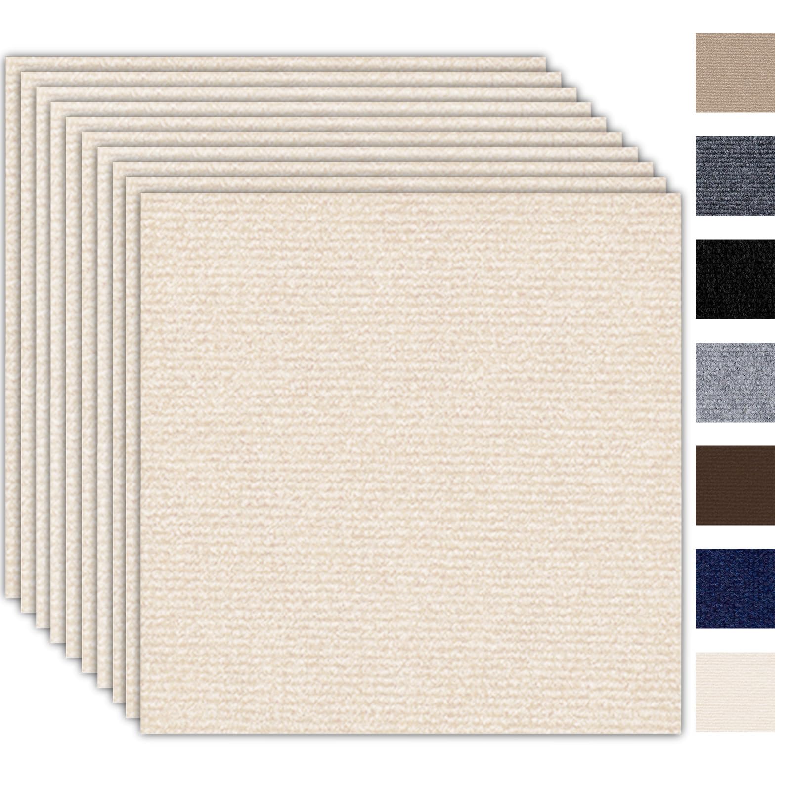 Piastrelle Autoadesive per Tappeti 50x50cm (10 Pezzi)