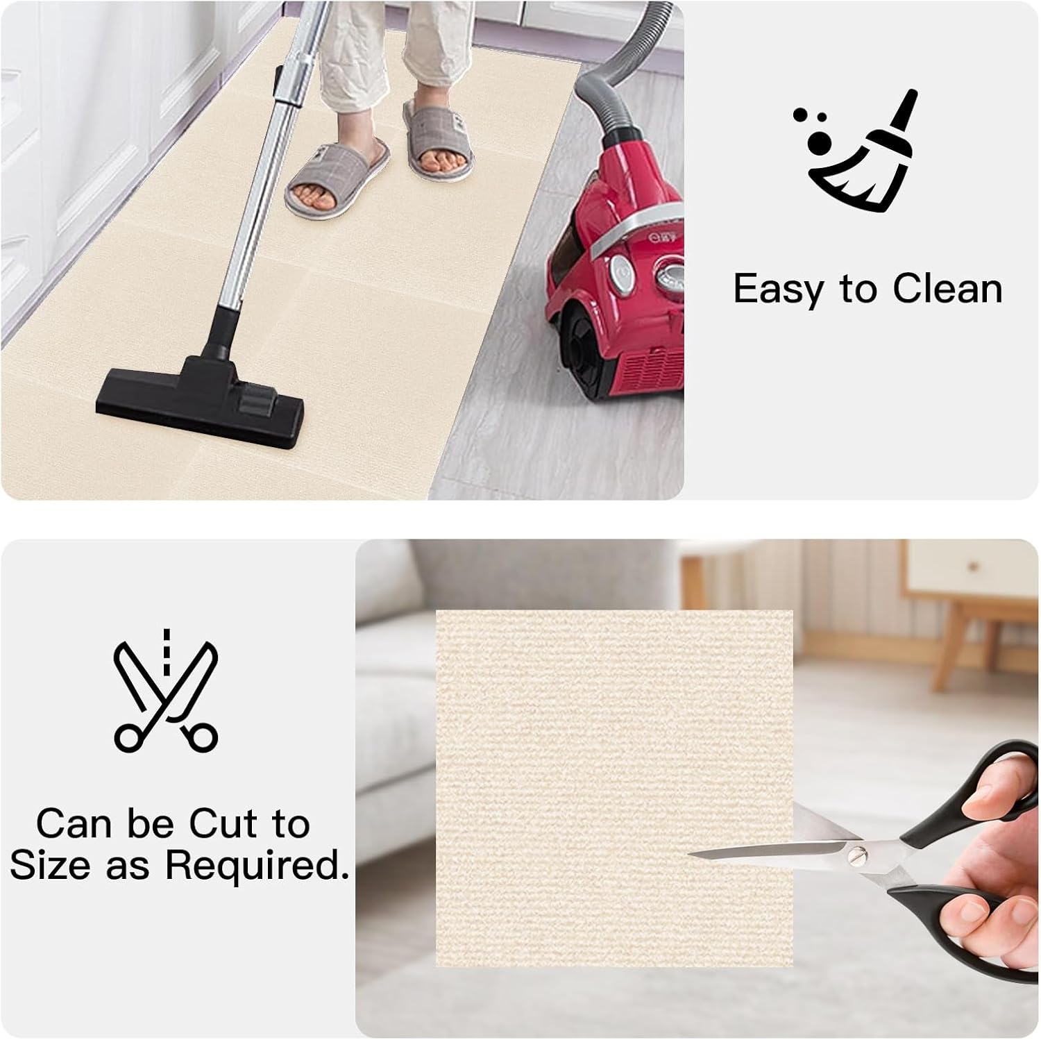 Piastrelle Autoadesive per Tappeti 50x50cm (10 Pezzi) - immagine 5