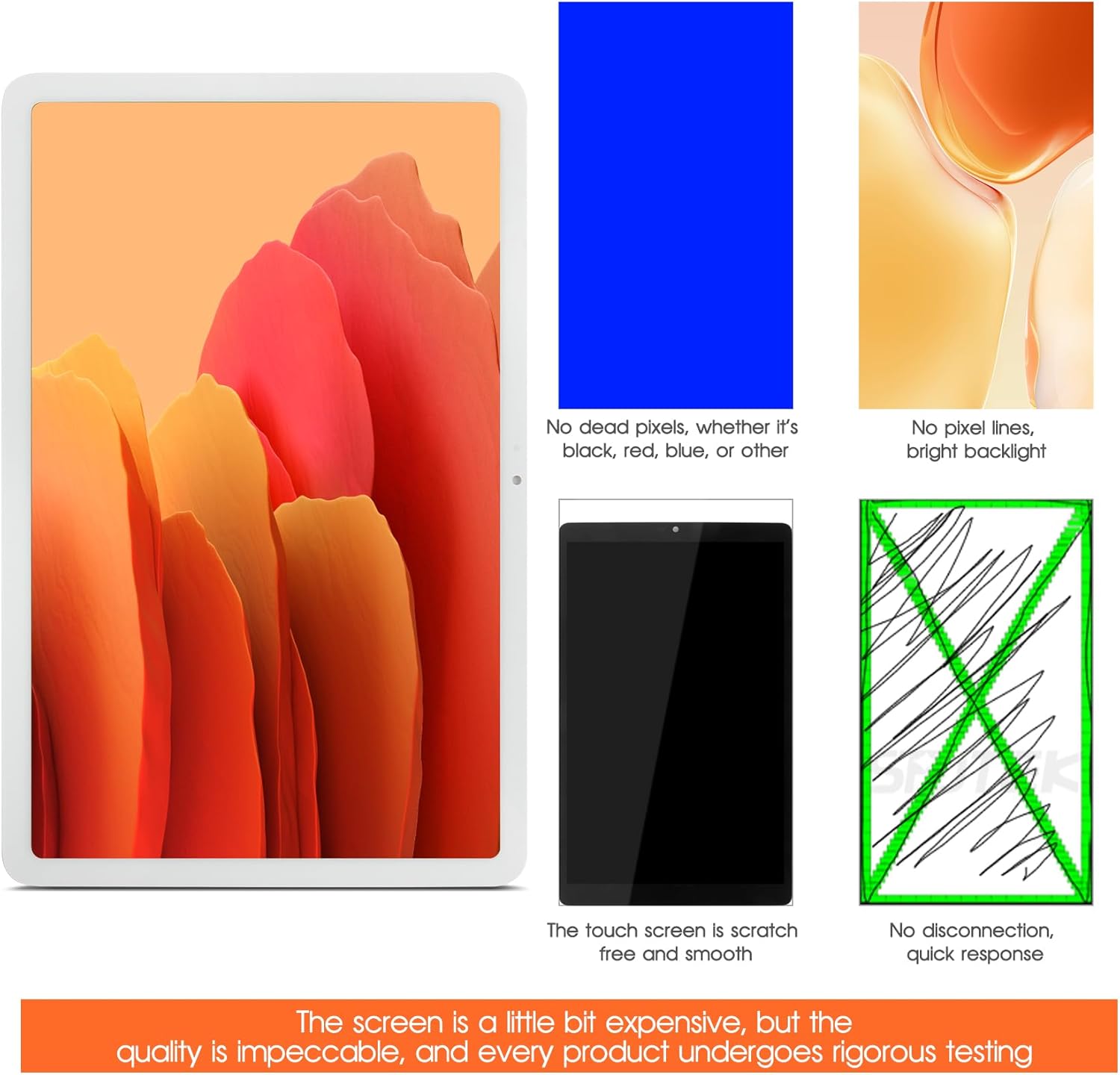 AGCUT Display LCD per Google Pixel Tablet 2023 Schermo LCD per Google Pixel Tablet 2023 10,95" Schermo di Ricambio Digitalizer Touchscreen Assembly di Riparazione con Strumenti, Bianco - immagine 6