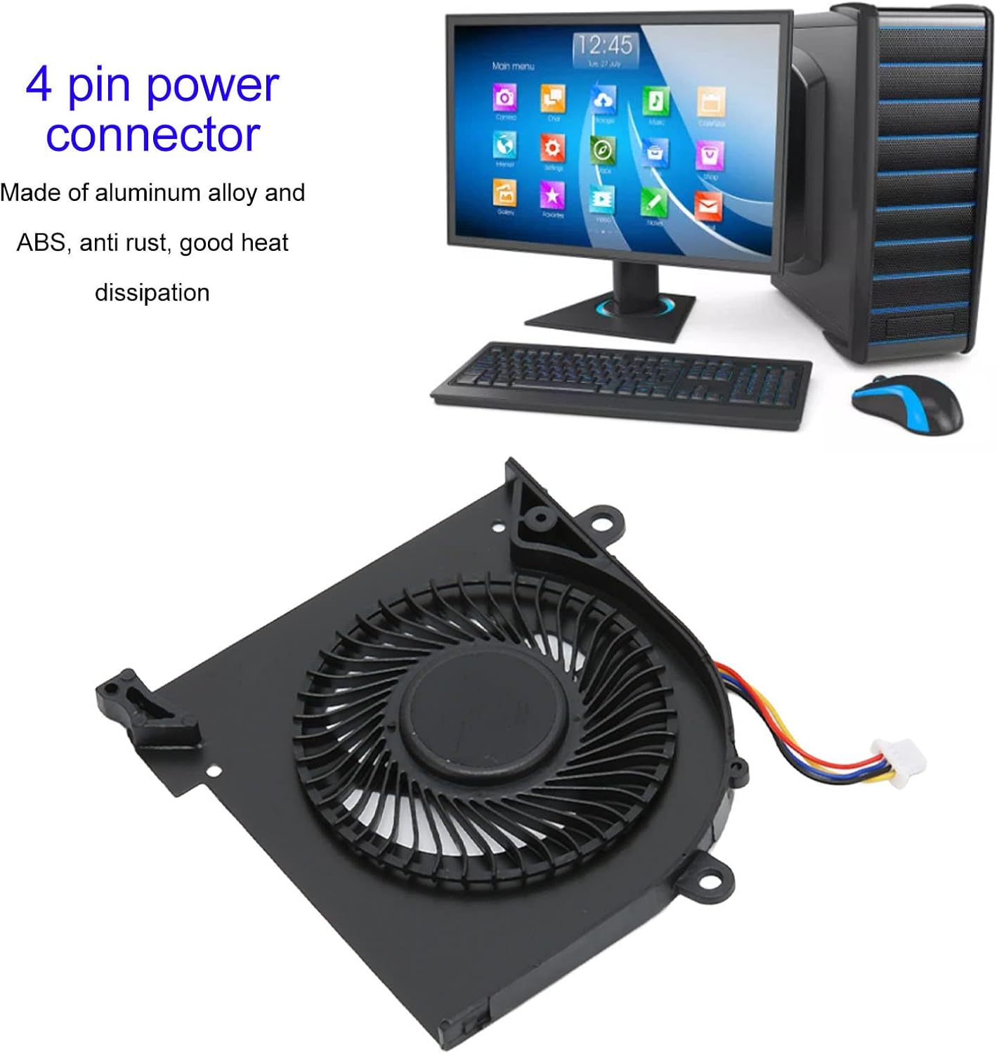 Ventola di Raffreddamento CPU GPU per MSI GS65 MS 16Q2 - immagine 2