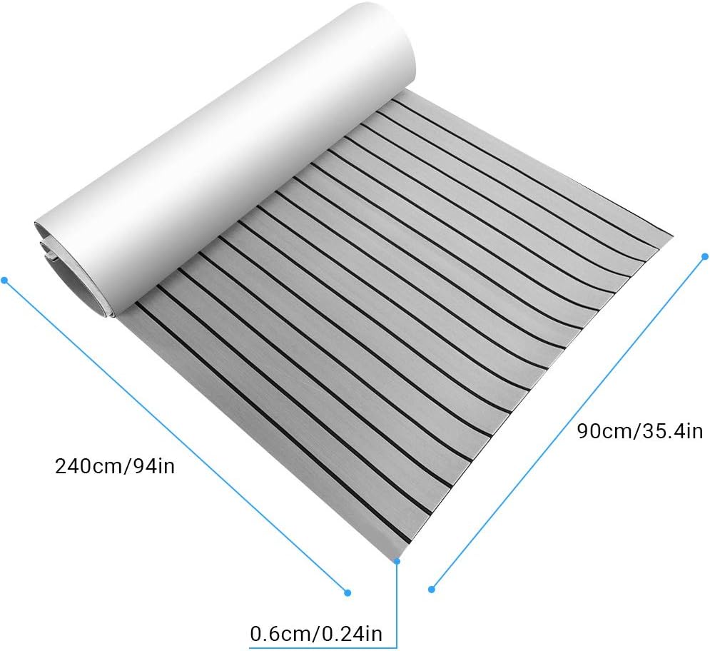 Eva Teak - Rivestimento Pavimento Autoadesivo 240x90x0.6cm - immagine 2