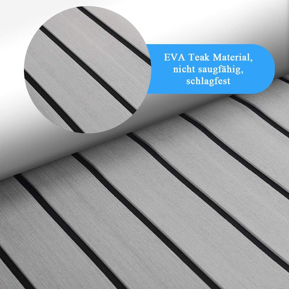 Eva Teak - Rivestimento Pavimento Autoadesivo 240x90x0.6cm - immagine 3