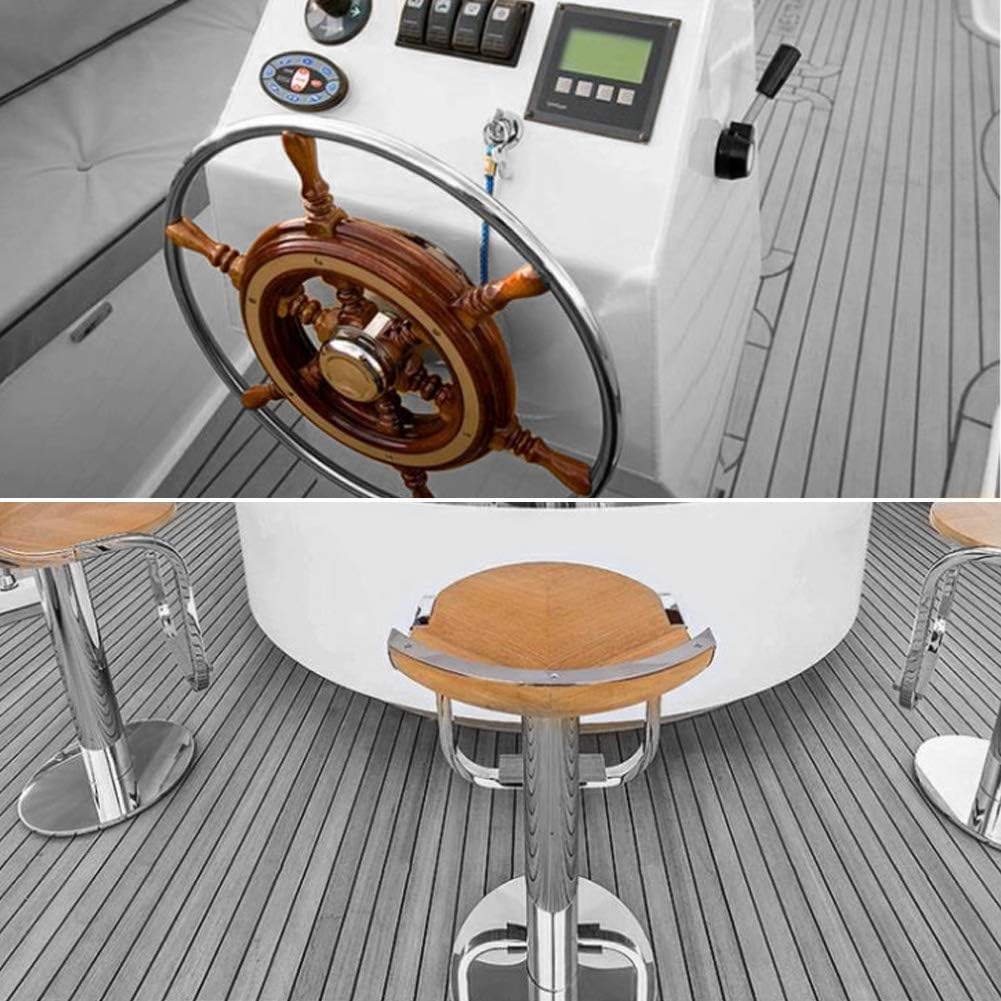 Eva Teak - Rivestimento Pavimento Autoadesivo 240x90x0.6cm - immagine 6