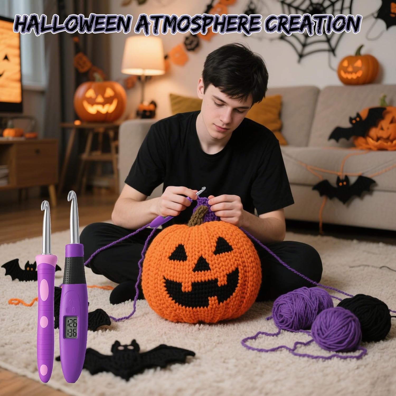 BZVV Set di Uncinetti Digitali Illuminati - immagine 8