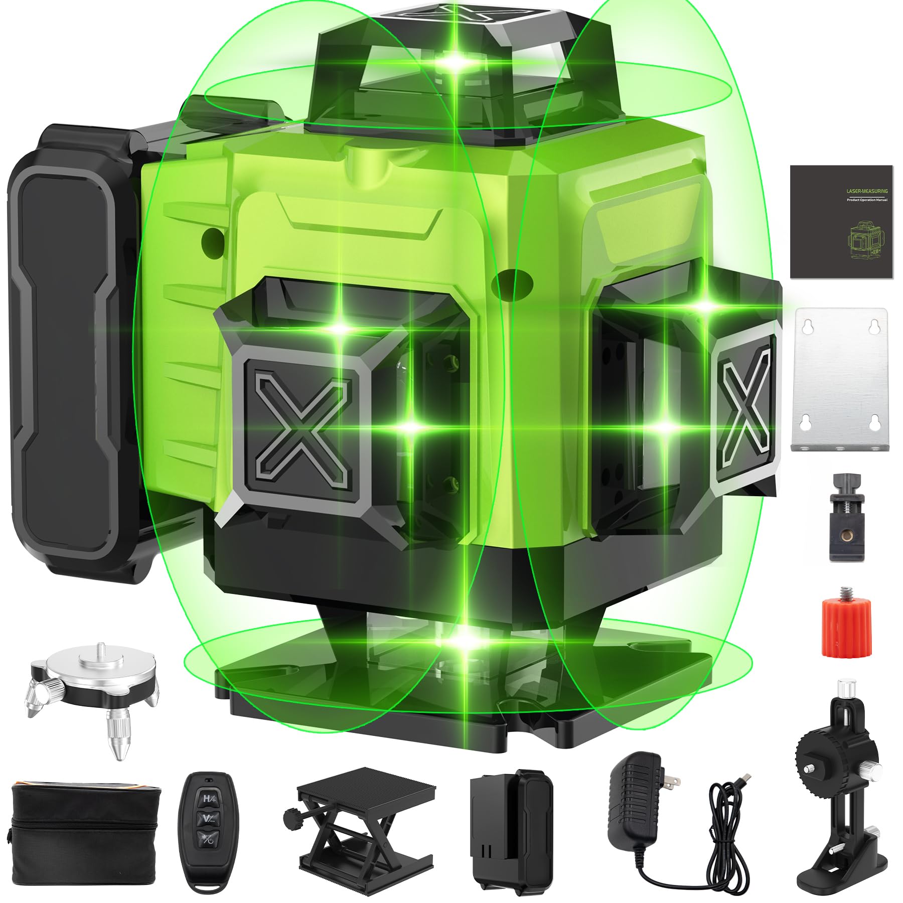 Livella Laser Professionale 4D 16 Linee 4x360°