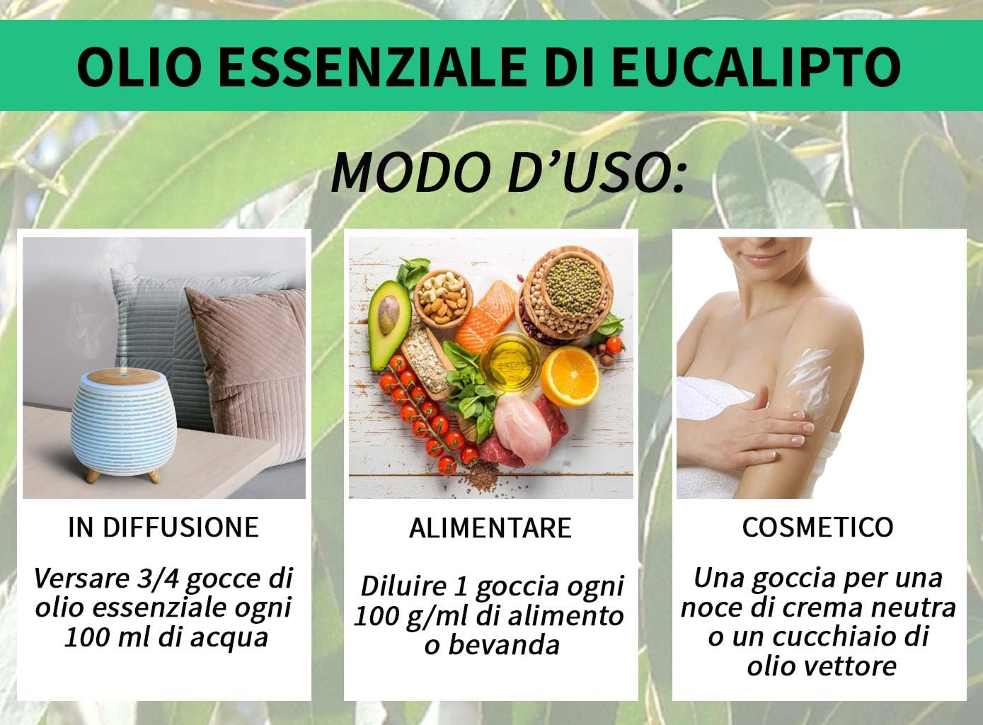 Gisa Wellness EUCALIPTO - Olio Essenziale 10ml - immagine 5