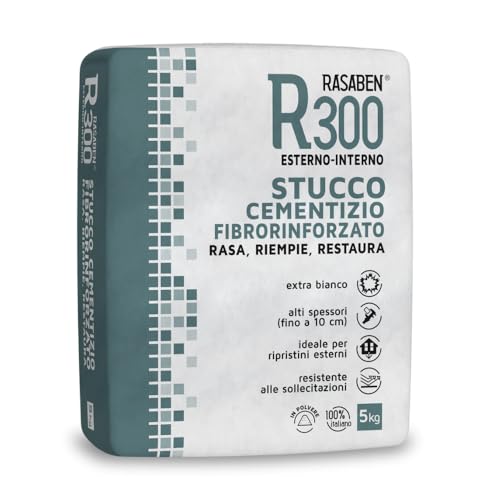 Rasaben Stucco Cementizio Extra Bianco R300 5kg