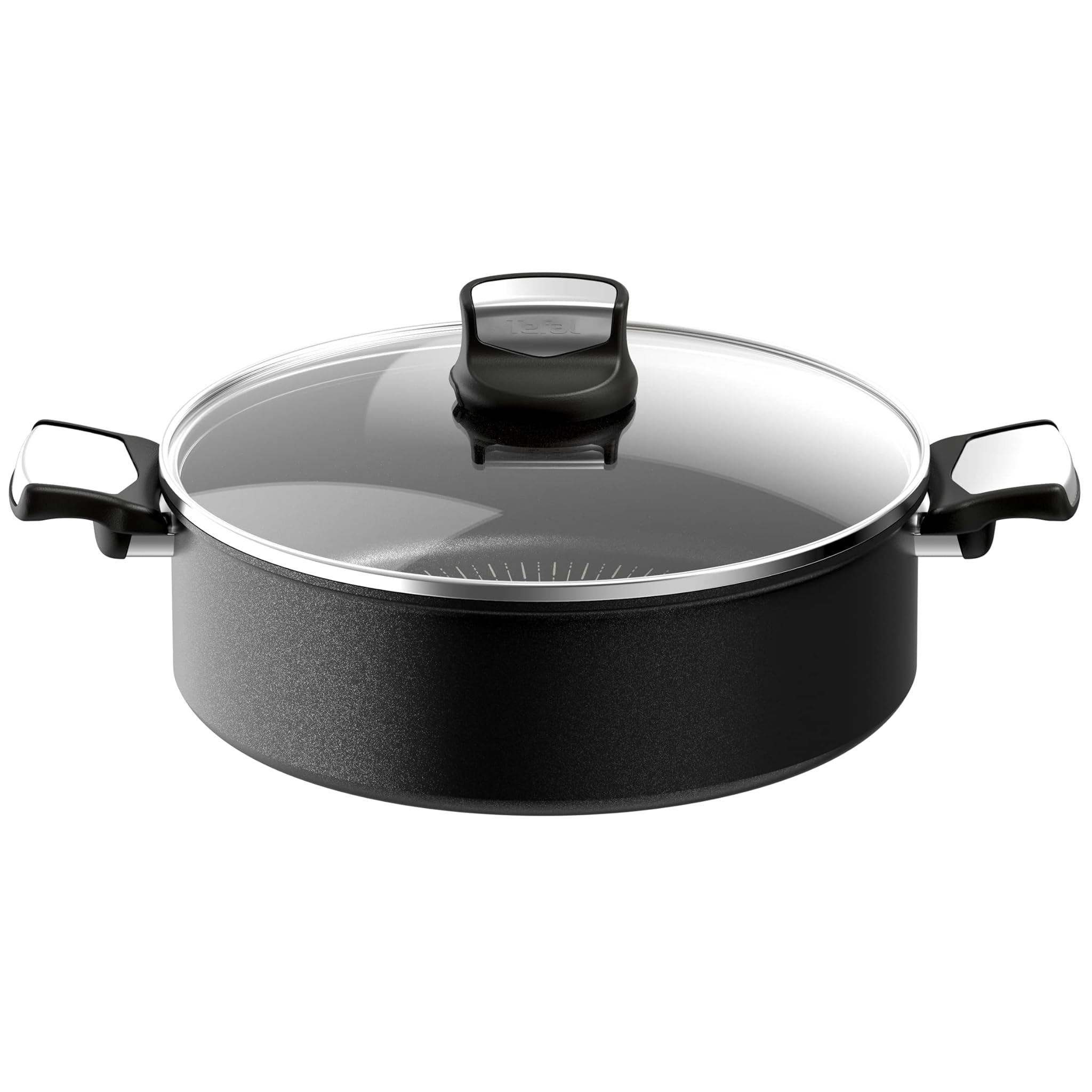 Tefal Casseruola da 28 cm, senza limiti, induzione antiaderente, in alluminio