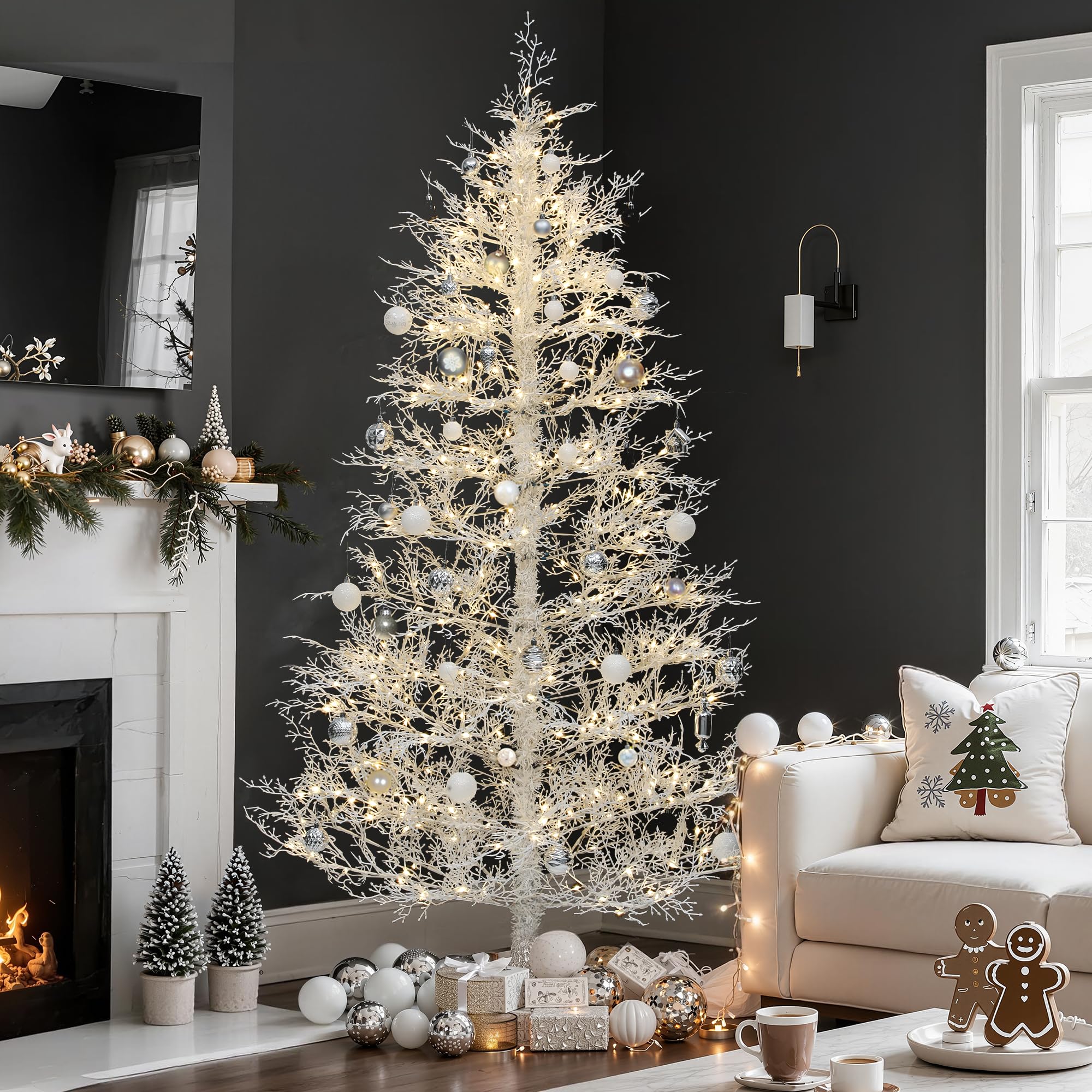 Yitahome Albero di Natale Artificiale con Telecomando