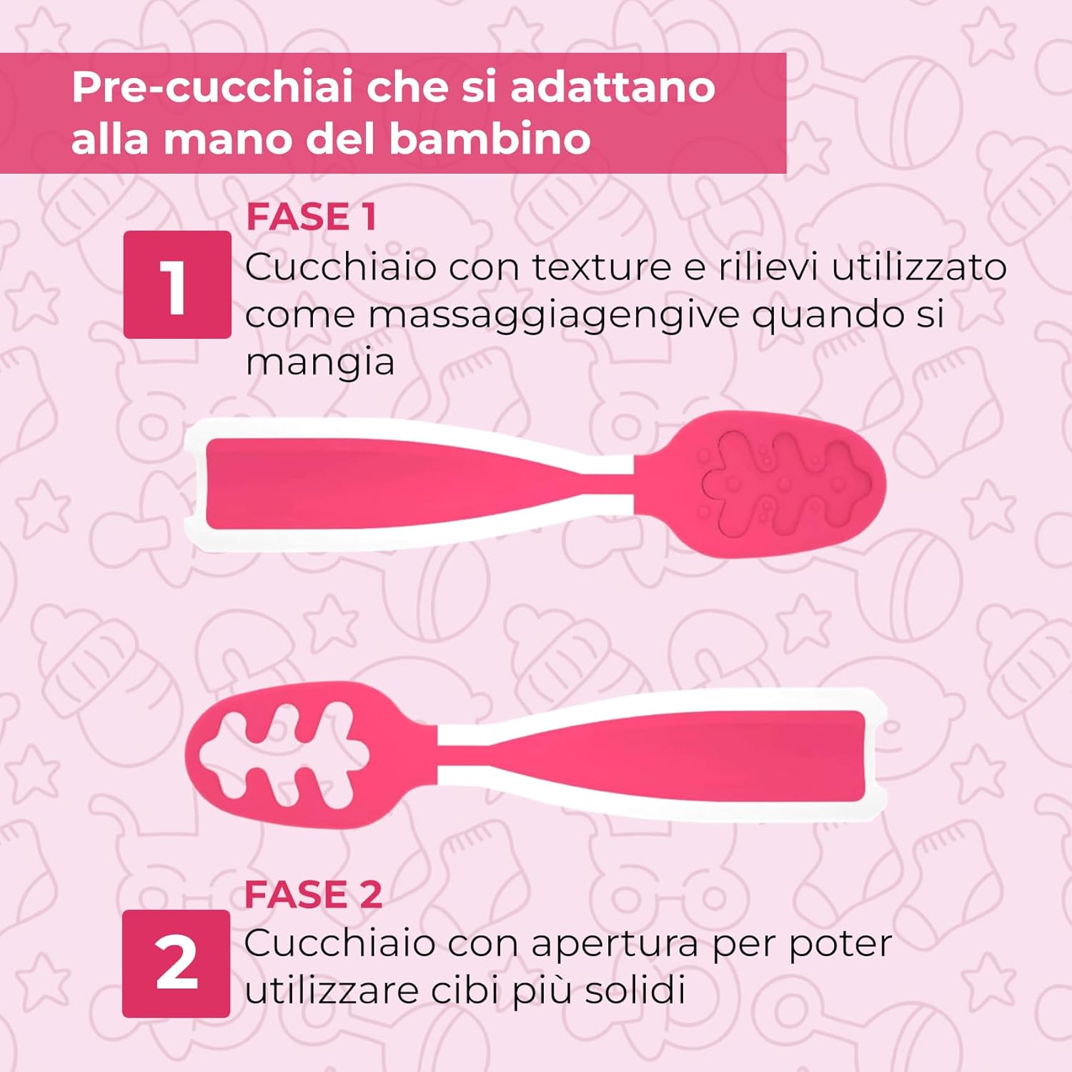 Sensbaby Set Pappa Svezzamento in Silicone 8 Pezzi - immagine 5