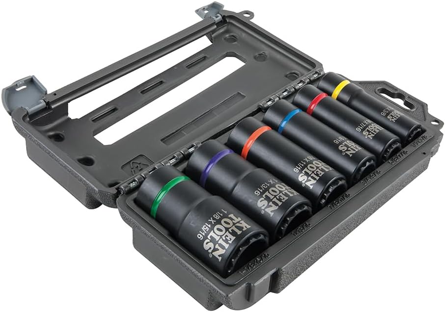 Klein Tools 66010 - Set Chiavi a Bussola 2 in 1, 6 Pezzi - immagine 1