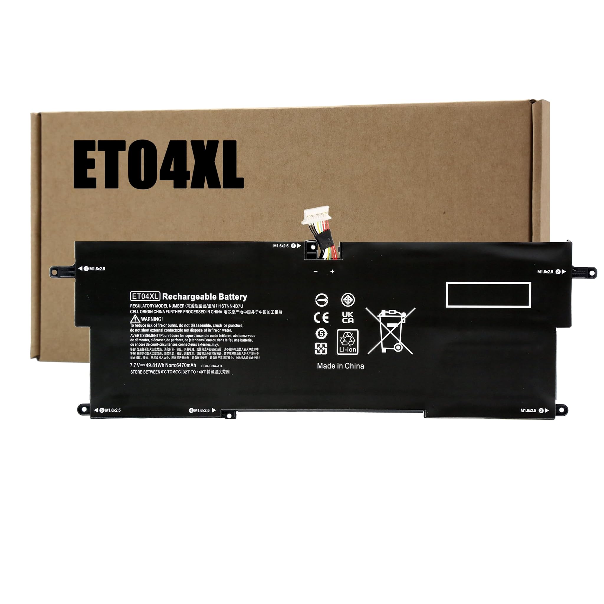 Blesys ET04XL Batteria per HP EliteBook X360 1020 G2