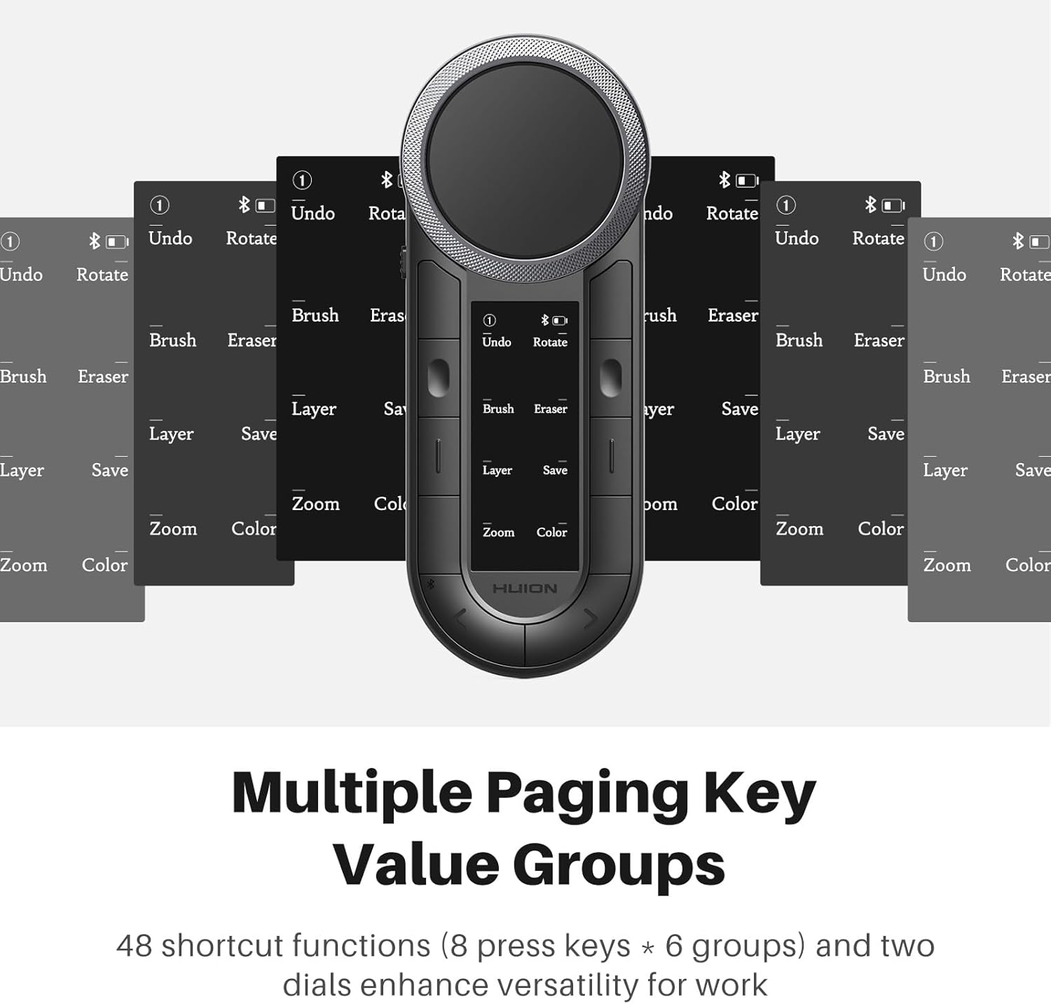 Huion Keydial Mini K40 Telecomando Bluetooth 5.0 - immagine 3