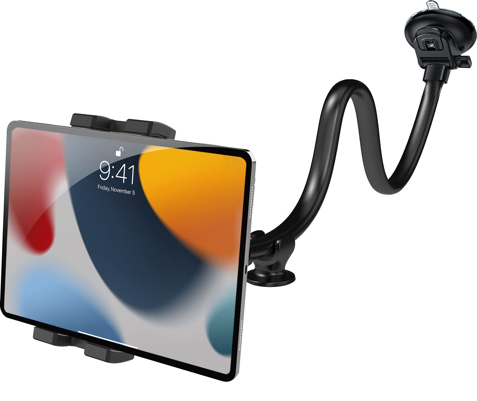 Woleyi Supporto Tablet Auto con Ventosa e Braccio 34cm