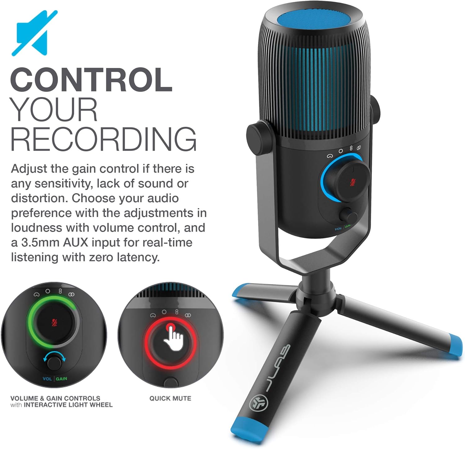 Jlab Talk Microfono USB Plug and Play - immagine 5