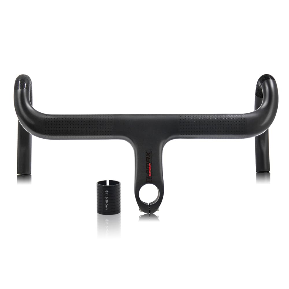 Alfa Pasca Manubrio Integrato Bici Corsa Carbonio UD Opaco