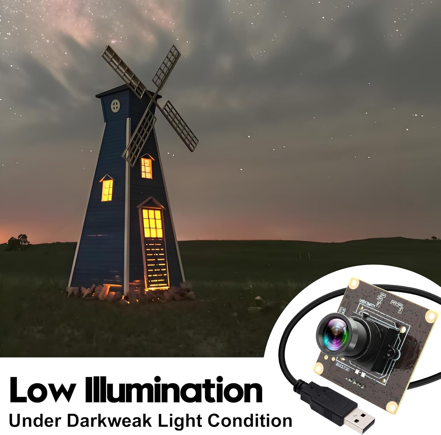 Elp Modulo Fotocamera USB 12MP 4K - immagine 3