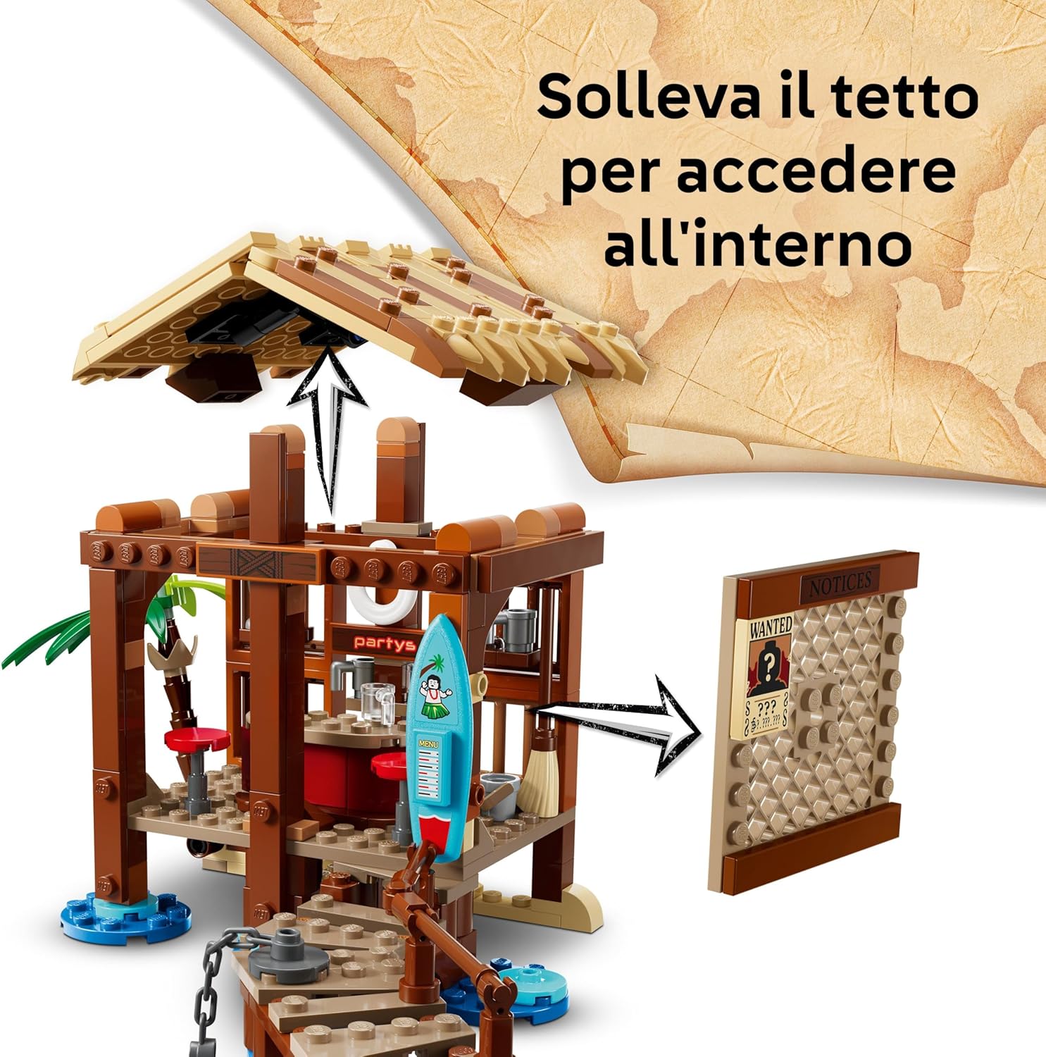 Lego ONE PIECE La Capanna del Villaggio Foosha - immagine 3