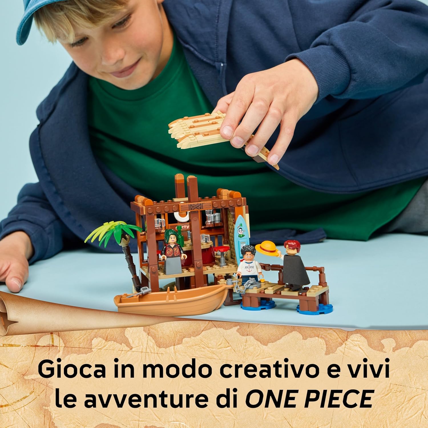 Lego ONE PIECE La Capanna del Villaggio Foosha - immagine 4