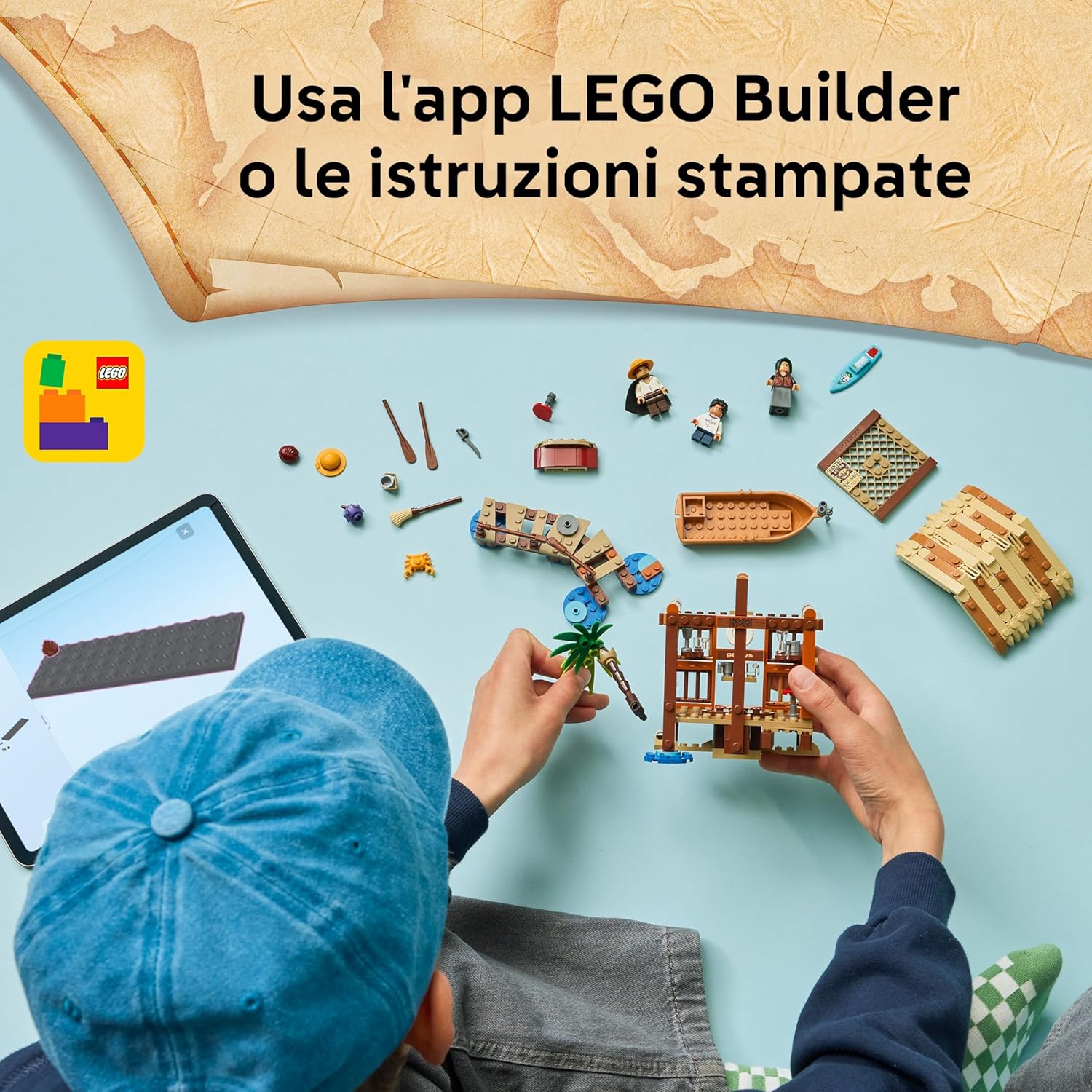 Lego ONE PIECE La Capanna del Villaggio Foosha - immagine 6