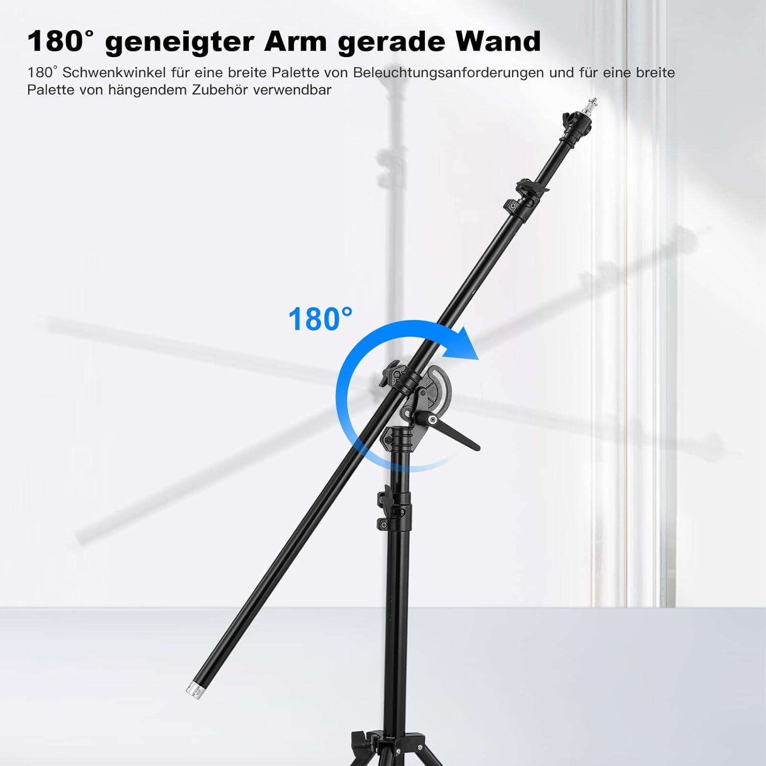 soonpho Stativo Fotografico 400cm con Boom Arm 190cm - immagine 5
