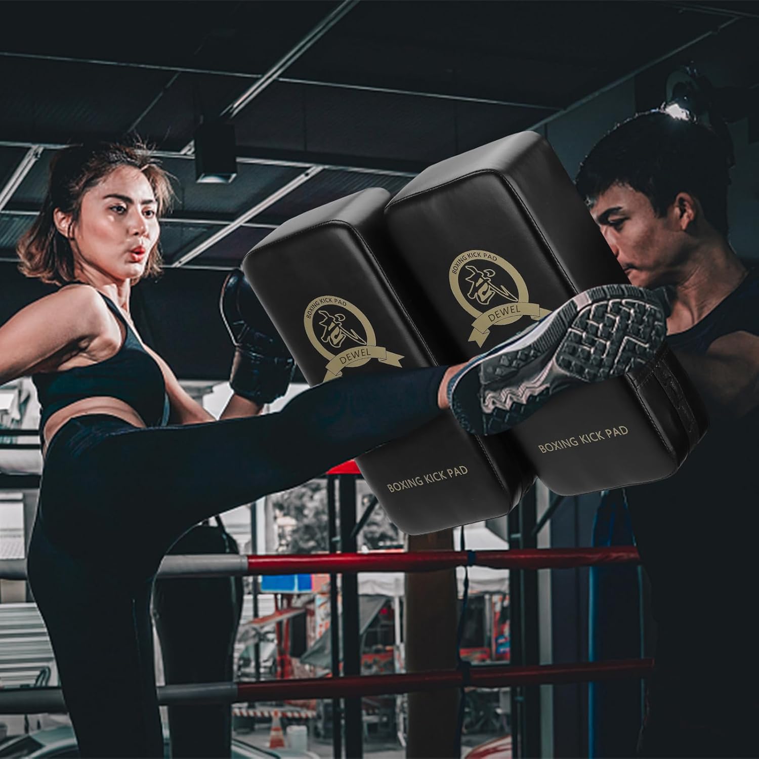 Dewel Kit da Boxe con 2 Guantoni e 2 Pad - immagine 6