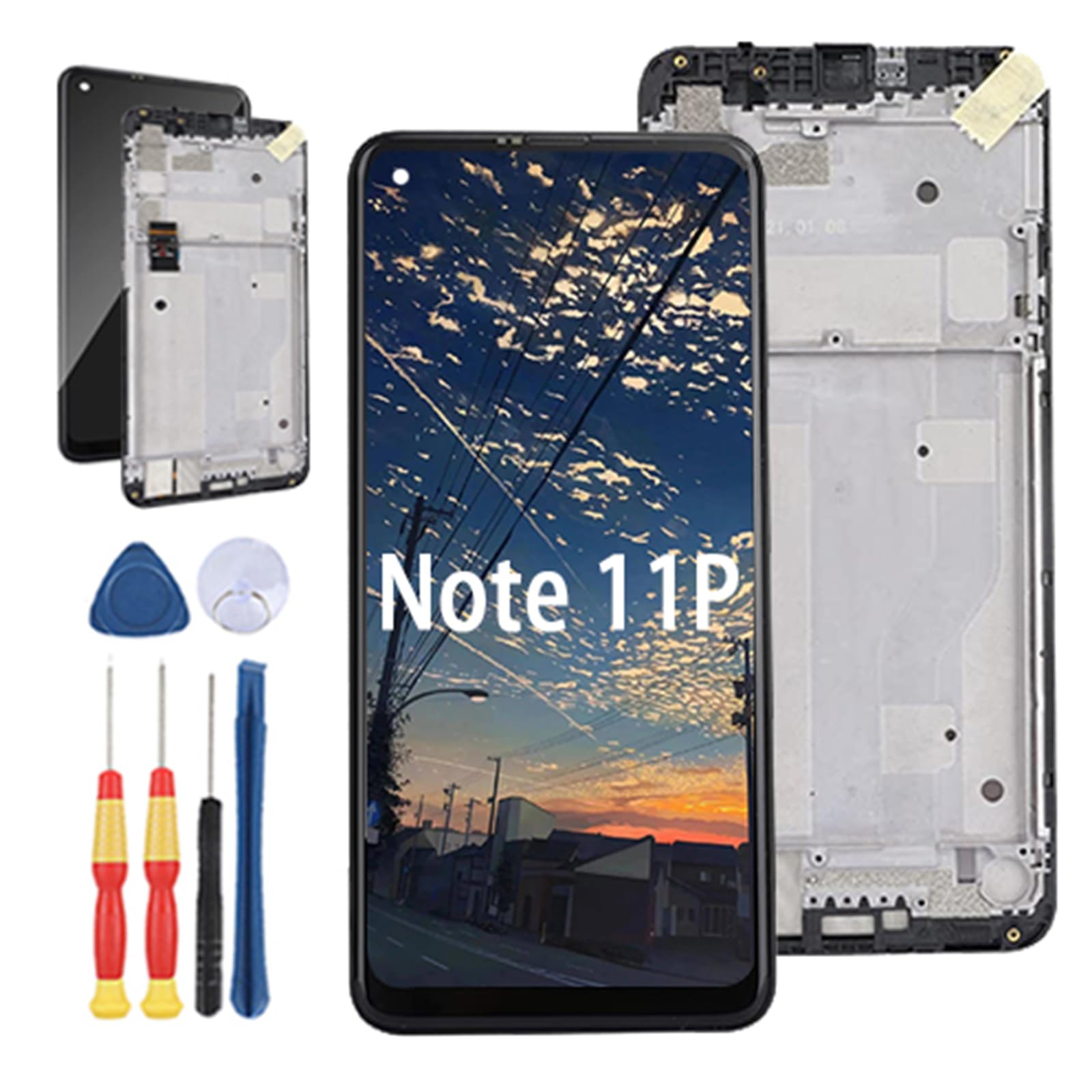 Yuxyiony Schermo di Ricambio per Ulefone Note 11P