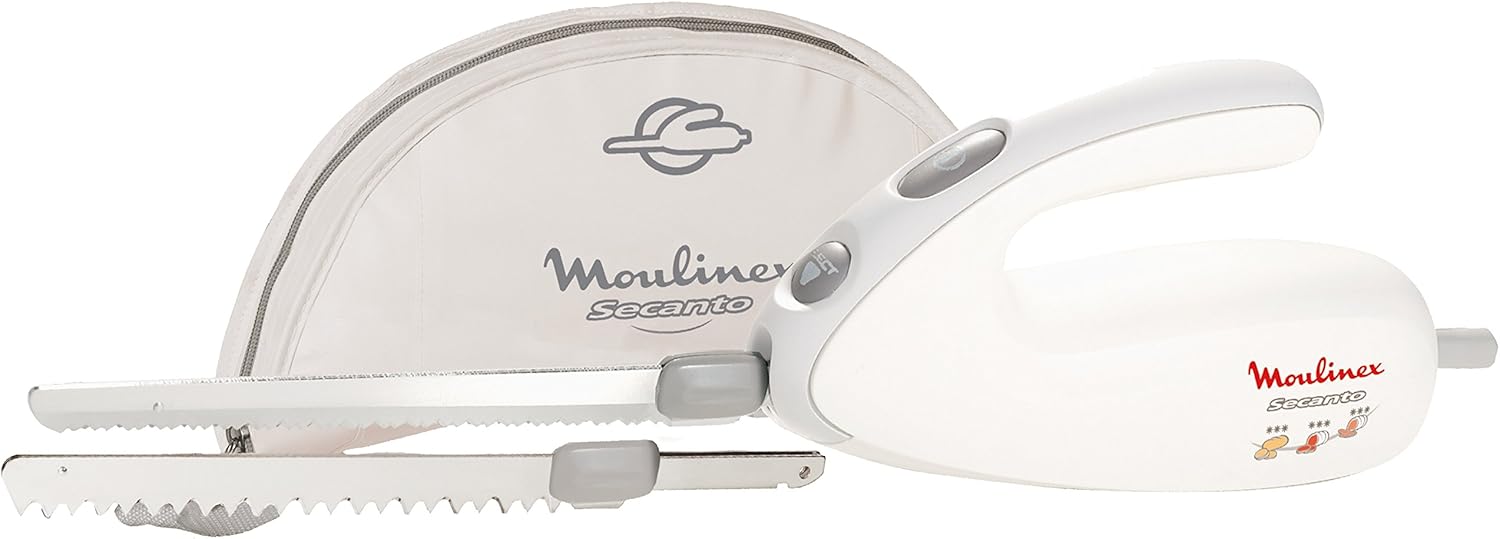 Moulinex DJAC41 SECANTO - Coltello Elettrico 100W, Bianco - immagine 1